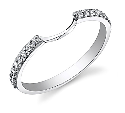 Timeless Halo Diamond Wedding Band