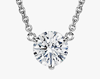 Asha fake diamond martini pendant