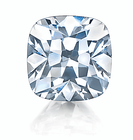 antique cushion cut simulated diamond