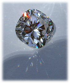 cushion cut Asha simulated diamond