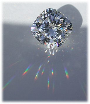 cushion cut Asha simulated diamond