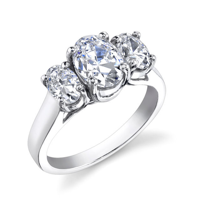 Trellis oval asha ring